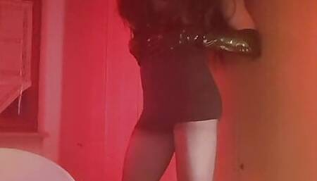 black haired bitch 2 - dancing