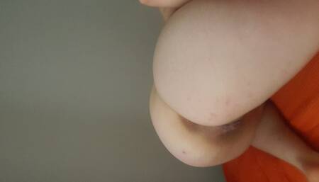 horny girl playing with her pussy