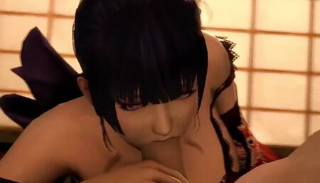 SFM Nyotengu Sucking Cock (With Sound)