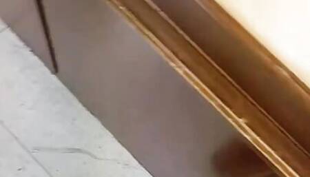 masturbating in art gallery