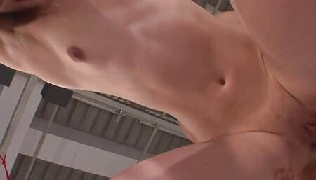 JAPANESE BOUND BABE GETS CLIT STMULATED WITH A VIBRATOR THEN