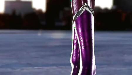 Sexy Oni MILF with Big Tits Dancing