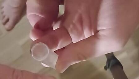 Cumshot compilation in slow motion