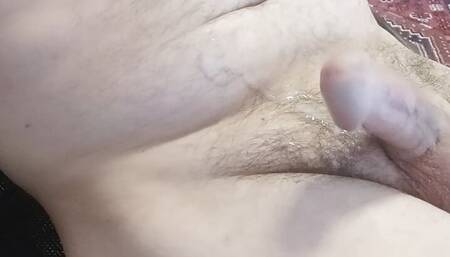 cum onto the man