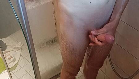 Solo fun in the shower