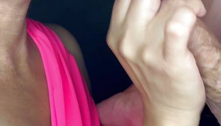 Asian milf sucking cock and begging to be fucked