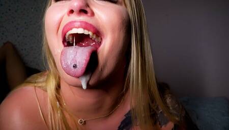 Sexy girl from Poland swallows cum after good fuck and ass licking