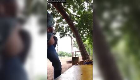 Sex with My Indian Telugu Neighbour Wife Outdoor Cum on Her Face