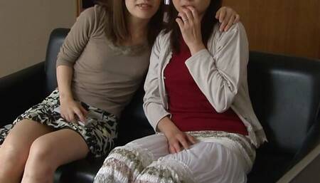 JAPANESE SEXY MILF GETS FUCKED ON THE SOFA BY DIFFERENT MEN