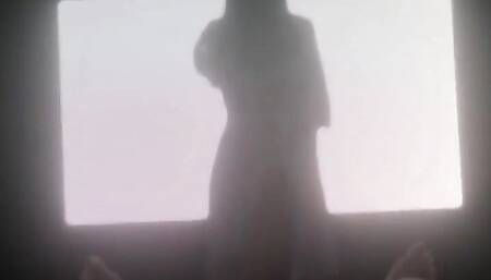 While watching a porno, a sexy ghost comes out of your tv and starts fucking you