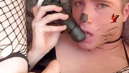Young boy open his ass really hot