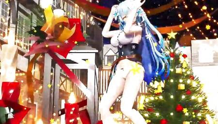 Sexy Teen Elf - Dancing With Cute White Panties + Gradual Undressing (3D HENTAI)