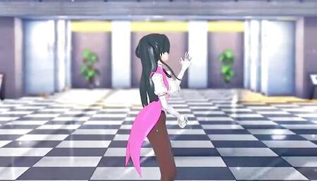 Big Tits Teen Dancing In Sexy Pantyhose + Gradual Undressing (3D HENTAI)