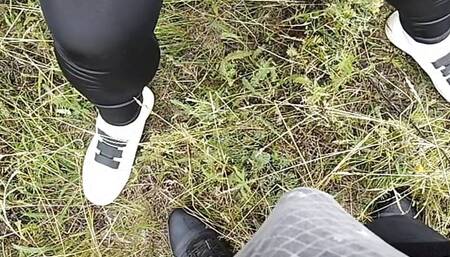 blowjob from stepmom in a public place and a lot of sperm