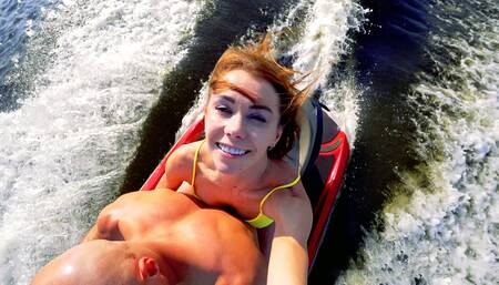 PUBLIC ANAL RIDE ON THE JET SKI IN THE CITY CENTRE 2