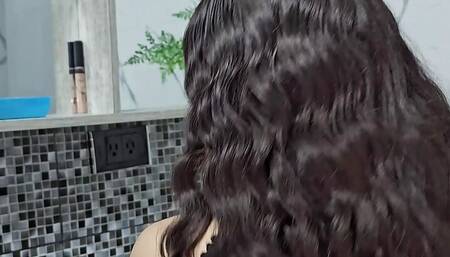 I fuck my stepmother's best friend in the bathroom Xxx