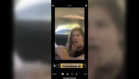 POV sloppy bj in Walmart parking lot middle of the day