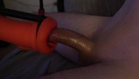 Edging Machine milking Cock to Orgasm