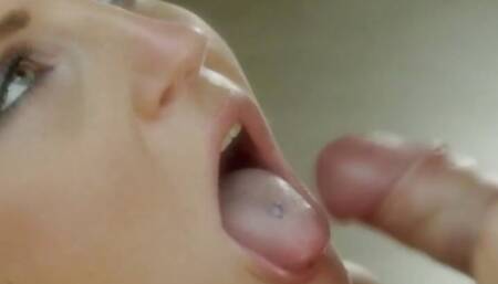 Horny For Her CFNM Blowjob
