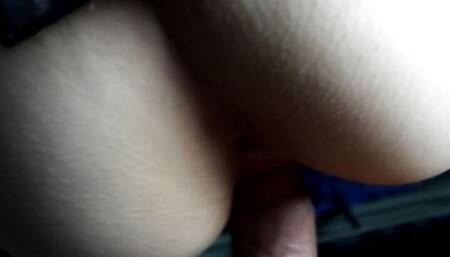 Fucking random girl in cruise ship cabin with cum on her round ass