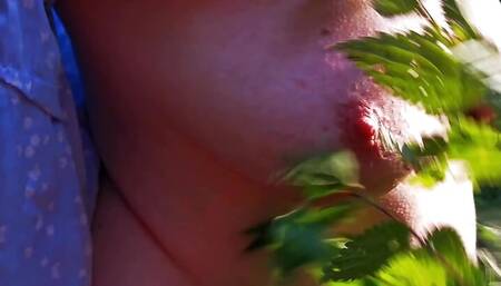 The Wank Game 4 - Breasts and nettles - try not to cum!