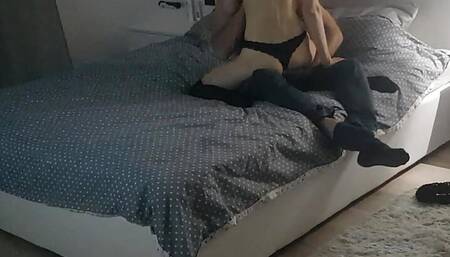 Cheating wife has a romantic date with her lover ,bull while hubby films them