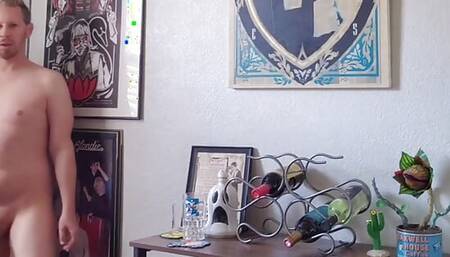 Cory Schultheis caught nude at home