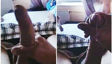 Big dick cumming