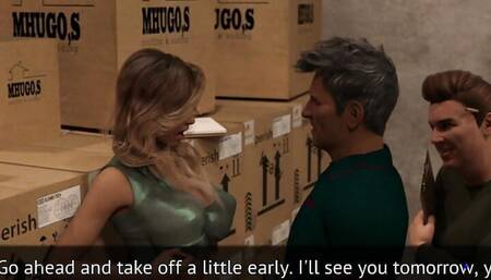 The Office Wife - Playthrough #9 work in warehouse with David - JSdeacon