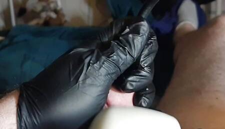 Drilling my urinary sphincter