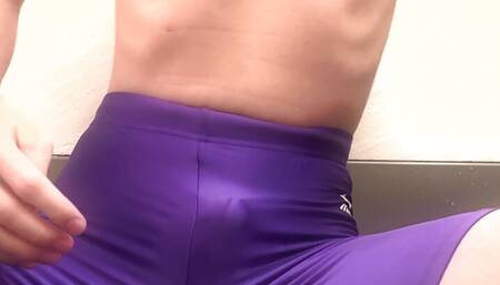 Mizuno Purple Leggings cum