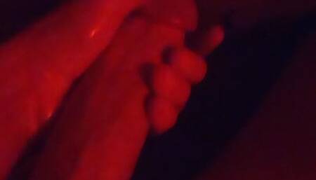 Stroking my fat BWC. About ready to explode