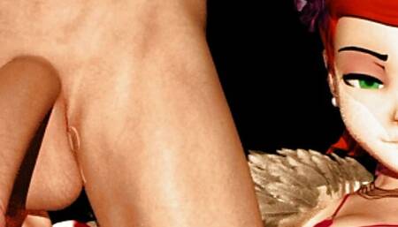 Gwen Tennyson cfnm reacharound handjob ball stoking FEMDOM cum denial