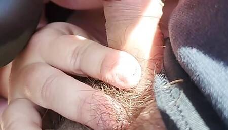 Slutty amateur Spanish milf gives a masked blowjob to a stranger in the car.  Milky Cum in mouth.