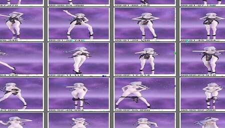 Sexy Anime Girl Dance + Gradual Undressing (TikTok Style) (3D HENTAI)