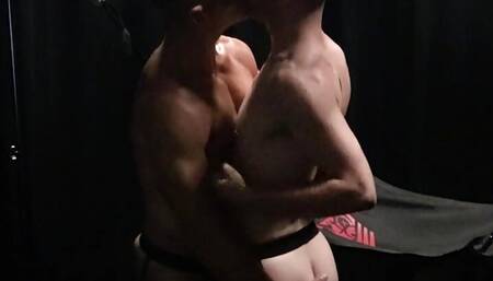 RawFuckBoys Sexy masculine top fucks smooth bottom in dark sex room