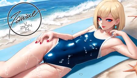 Blu Ocean Toenails Summer Fetish