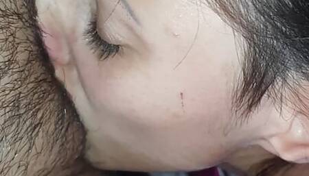 I watch my girlfriend get fucked and then my girlfriend helps me cum - Lesbian-illusion