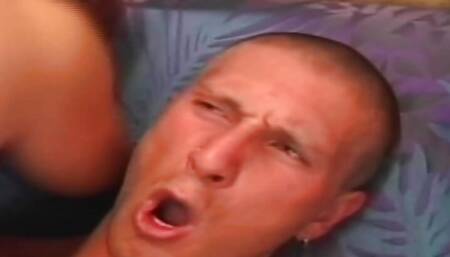 Anal with the redheaded granny gets raunchy once she starts craving for deep pussy penetration