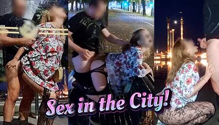 VIRAL OUTDOOR SEX IN THE CITY! LilyKoti