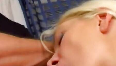 Hardcore Throat Fuck for Czech Blonde