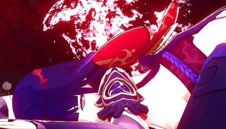 Genshin Impact Raiden Shogun defeated by hilichurls