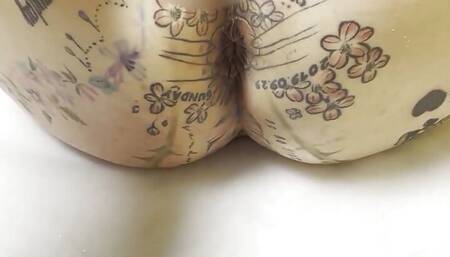 Korean femdom tattoo anal 2