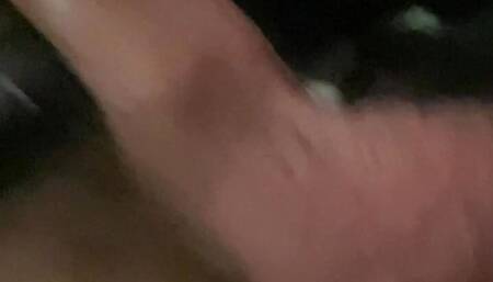 Stroking my cock