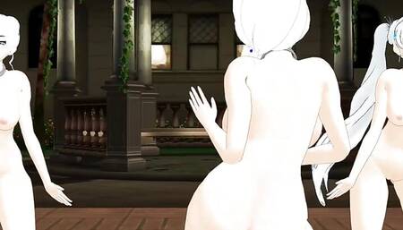 RWBY - 3 Girls Full Nude Dancing + Sex (3D HENTAI)