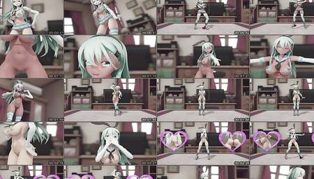 Thick Big Tits Teen Dancing In Sexy Stockings (3D HENTAI)