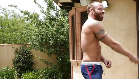 ManRoyale Muscle Hunks Fuck After Romantic Picnic