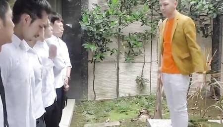 Randomly matched group sex party game