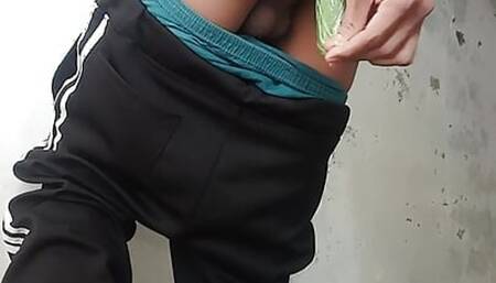 Fun with desi dildo and cum in my ass