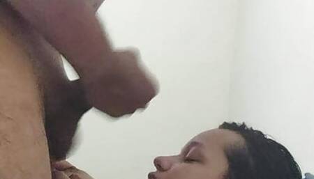 Delicious facial from my boyfriend